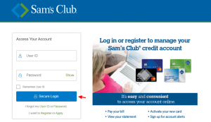 samsclub.syf.com/dsec-login - Sam's Club Credit Card Account Login Process