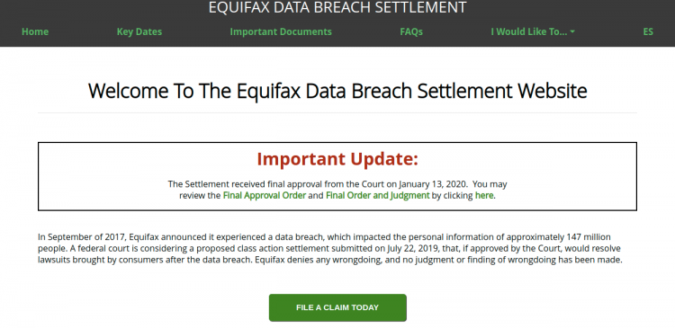 was i affected by equifax data breach