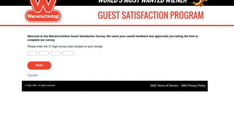 Wienerschnitzel Guest Satisfaction Survey