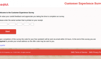 Chick-fil-A Customer Experience Survey