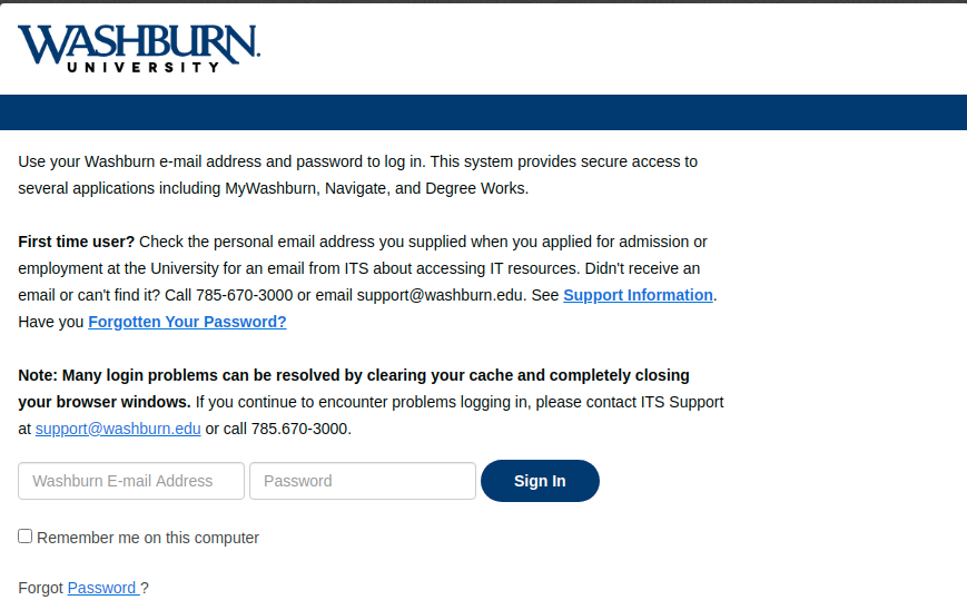 my.washburn.edu/cp/home/displaylogin - My Washburn University Account Login