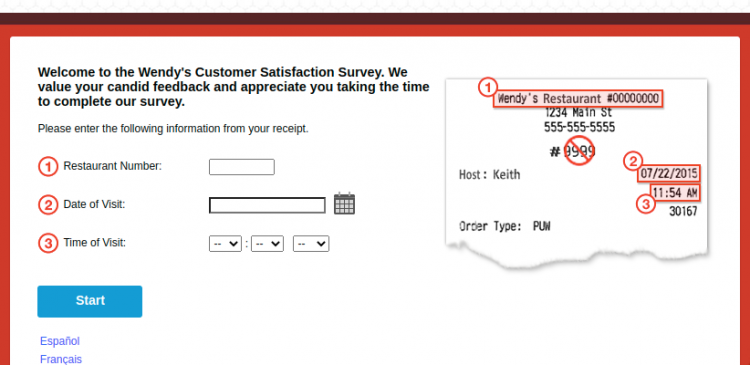 Wendys Customer Survey Logo