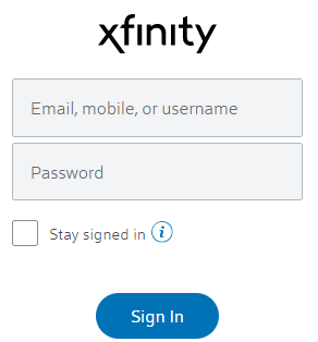 Xfinity login