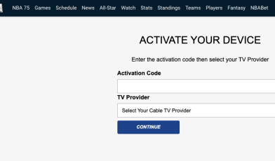 nba tv activate