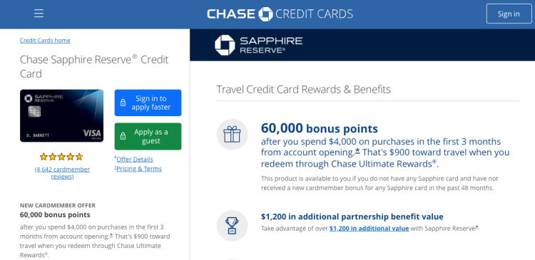 Chase Credit Card Application tips